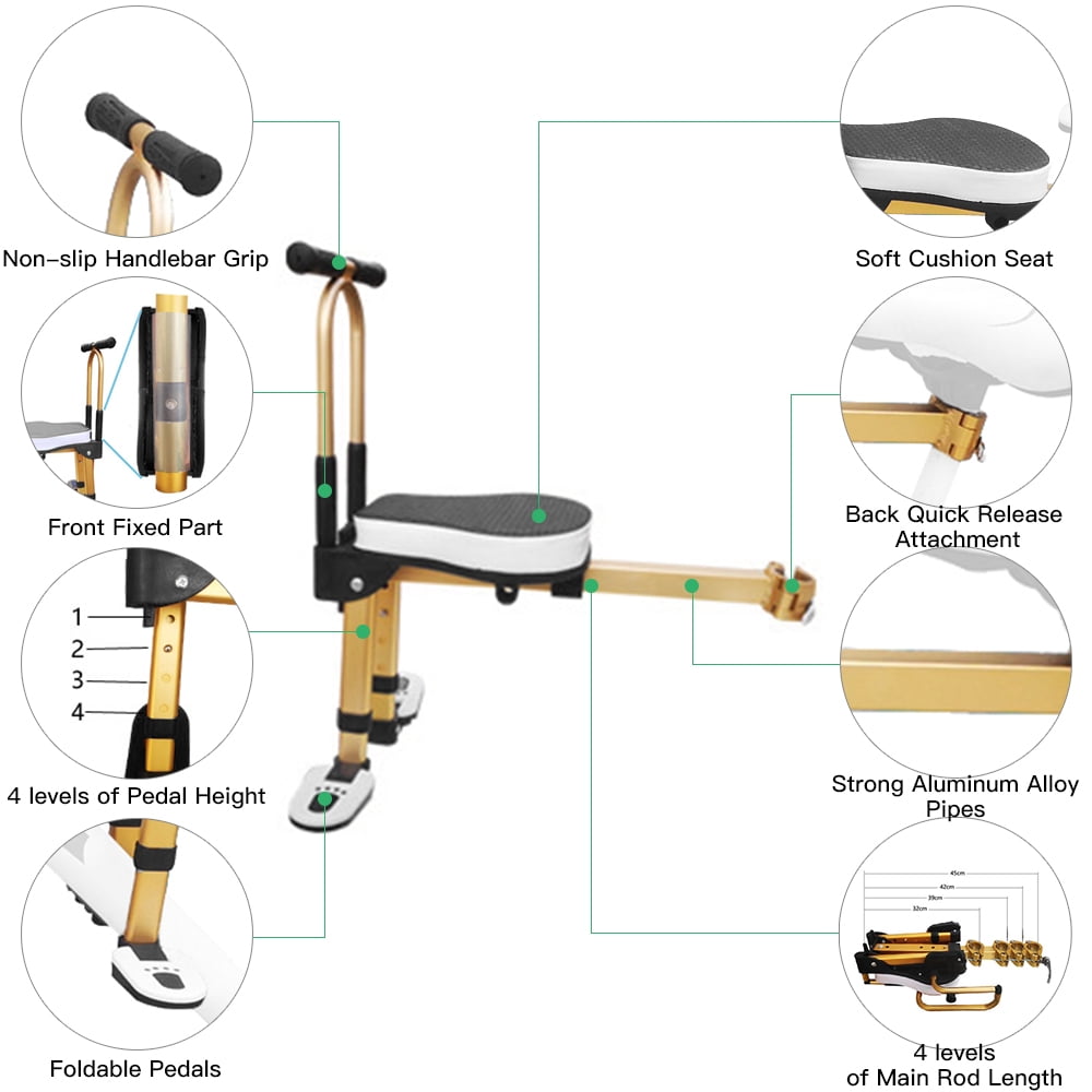 seats,Safety Seat Bike Seat Mountain Bike Mounted Seat Cushioned Seat