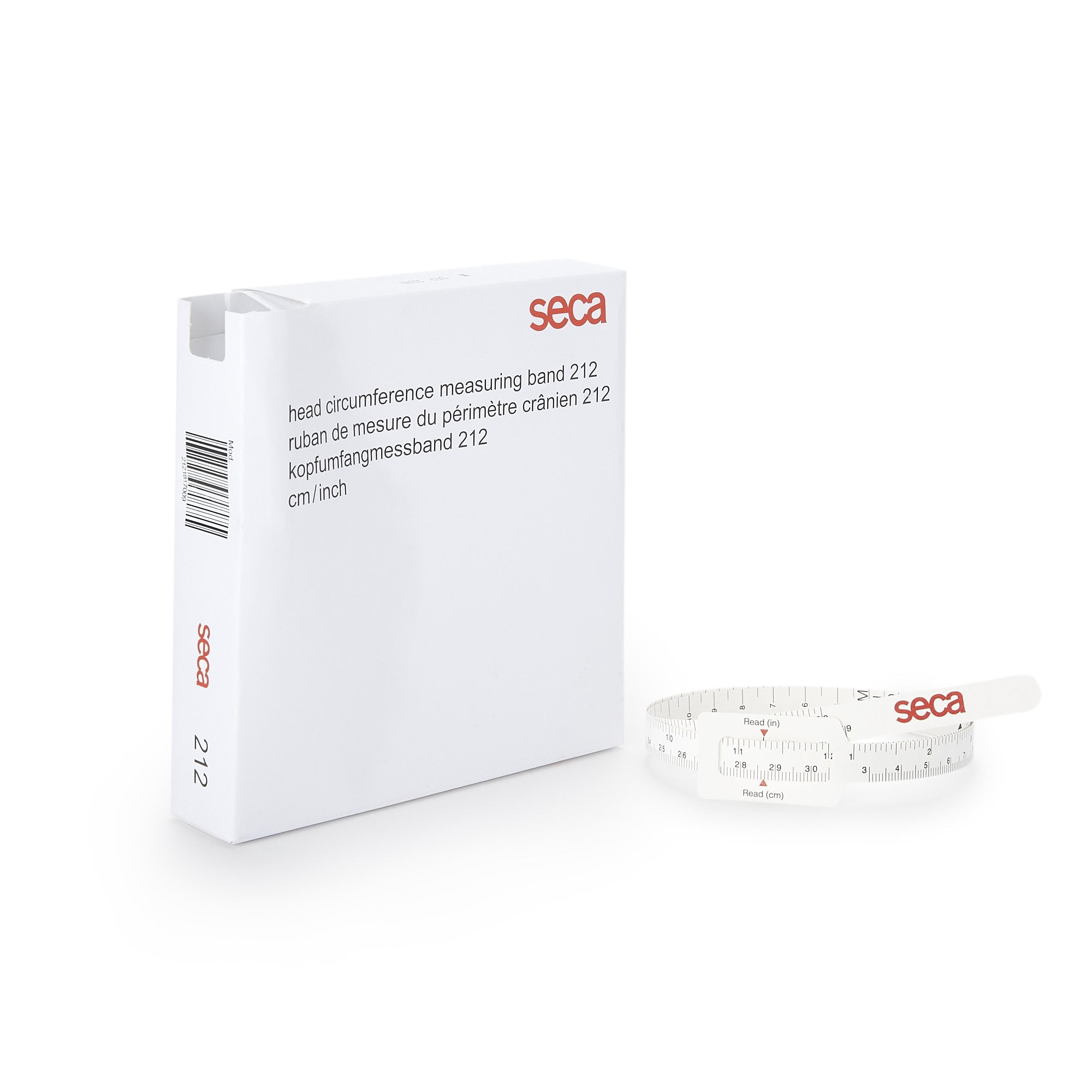 seca 212 Head Circumference Measure Tape 26.1 Inch Diameter Synthetic Disposable 2121817009, 15 Ct