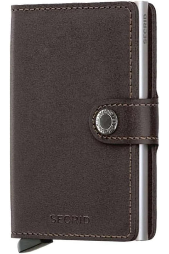() Men's Secrid Seacrid Mini Wallet Original Dark Brown, Darkbrown