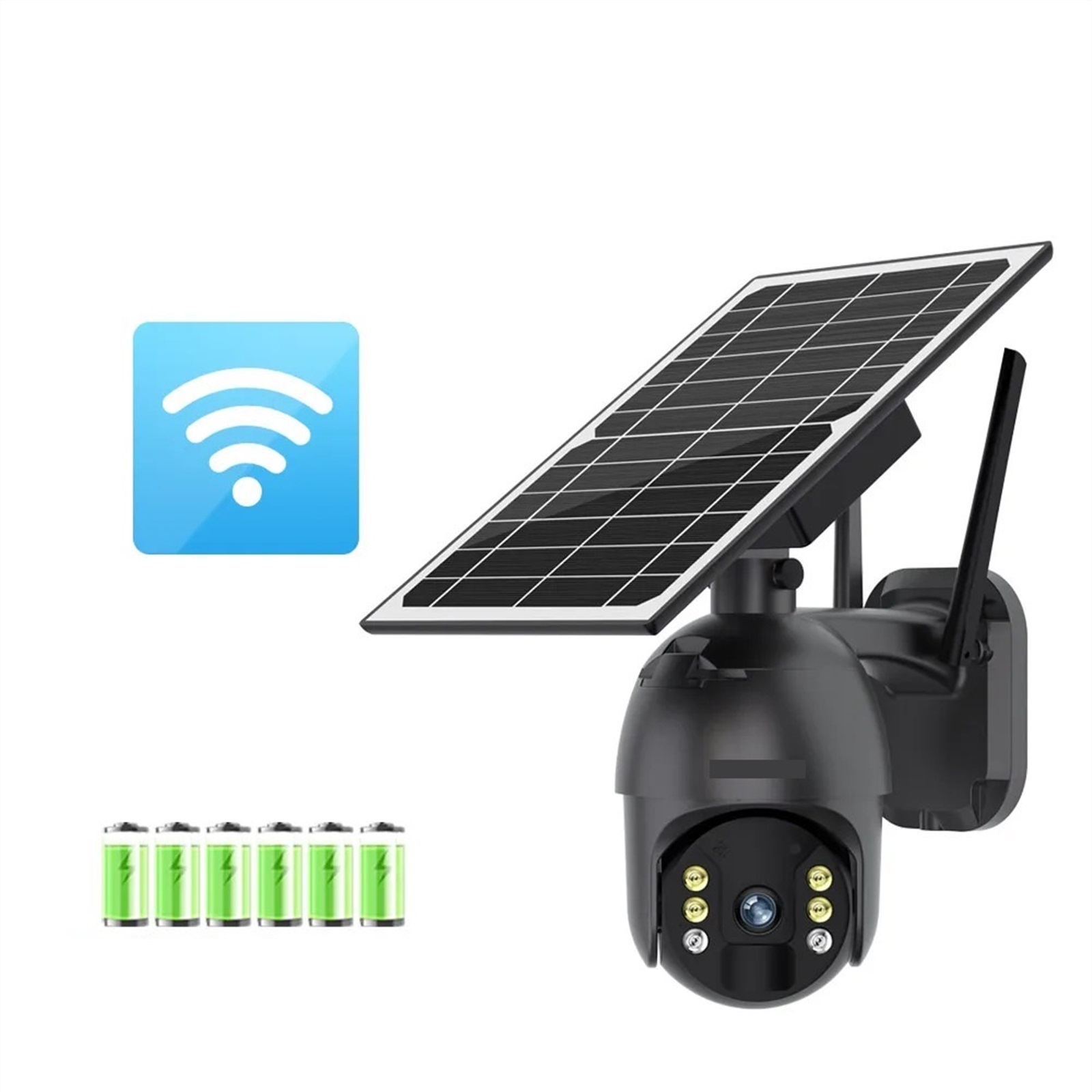 security camera， 2K 4G Solar Security Camera Outdoor 4MP Wireless PTZ ...