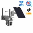 thumbnail image 1 of security camera， 4MP 4G Wireless 20X Zoom Solar Camera 4MP Three Lens Solar Panel Human Detection PTZ Security Cam Waterproof Camera
--------
HD Night Vision, 1 of 7