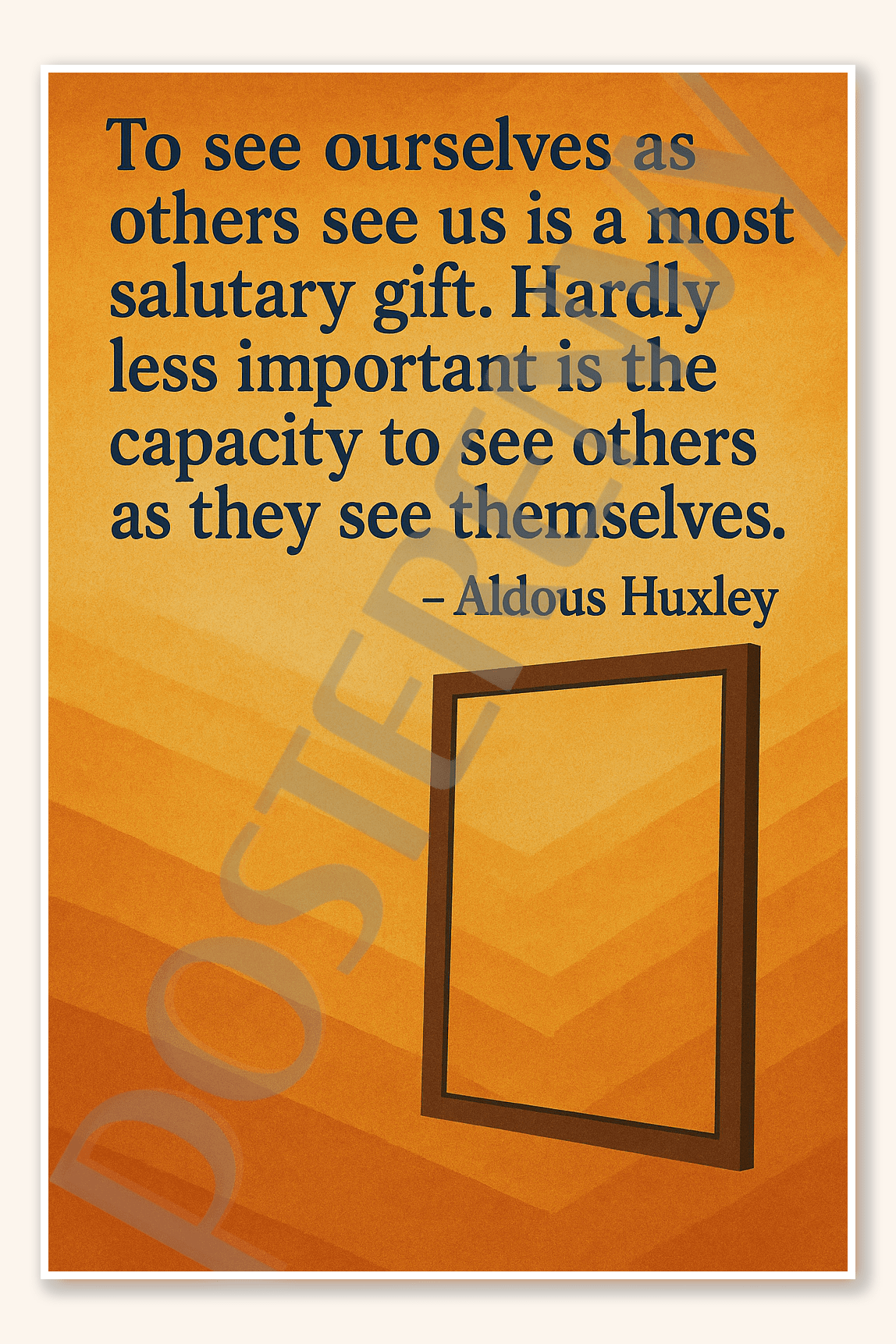 To see ourselves as others see us is a most salutary gift Hardly less ...