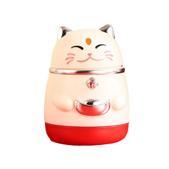 seebee PandaXun Creative Toothpick Holder Toothpick Dispenser,Automatic Cute Cat Shape Toothpick Dispenser,Plastic Fruit Pick Storage Box Container for Home Kitchen Restaurant