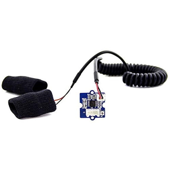 seeed studio Grove GSR Sensor Module 3.3V/5V Open Source, Galvanic Skin Response Sensor for DIY Sleep Quality Monitor Compatible with Board Arduino/Seeeduino/Raspberry Pi/BeagleBone/LinkIt ONE
