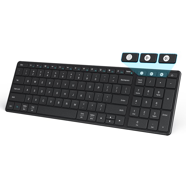 seenda Bluetooth Wireless Keyboard for Windows/Mac, Rechargeable Slim