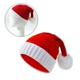 thumbnail image 1 of segolike Christmas Hat Santa Hat Costume Accessories Headgear Photo Prop Cap Knit Winter Hat Xmas Party Hat for Holiday Party Supplies for kids, 1 of 8