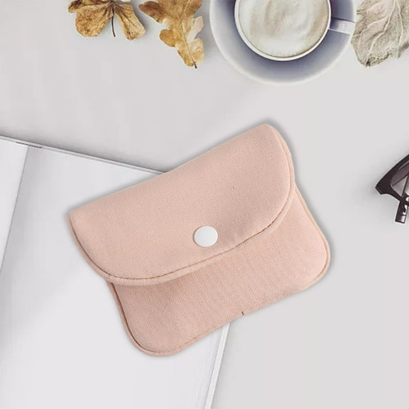 segolike Coin Purse Change Pouch Cute Lightweight Simple Cosmetic Storage Organizer Women Makeup Handbags for Storing Driving License Pink