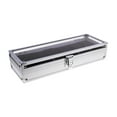 thumbnail image 1 of segolike Watch Storage Box Jewelry Display Case 6 Slot Men and Women Clear Lid Portable Watches Jewelry Display Watch Organizer Holder, 1 of 8