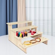 CUTICATE Multi Layer Rack Wooden Display Riser,Dessert Jewelry Display ...