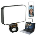 thumbnail image 1 of Cshidworld Portable Selfie Light,3 modes, 10 brightness levels, 2000mAh rechargeable battery, electronic digital display, suitable for phones, iPads, laptops, and TikTok beauty vlogs., 1 of 8