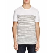 Private Label Semi Stripe Tee White/Navy L