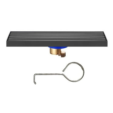 sentaili Linear Shower Drain, 304 Stainless Steel Long Invisible Shower Floor Drain