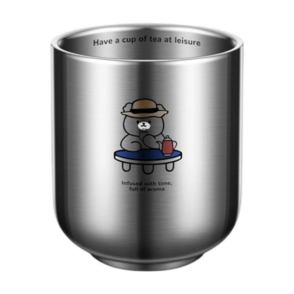 sentaili Stainless Steel Cup Double Wall Stackable For Coffee Travel Outdoor Portable