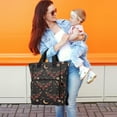 thumbnail image 1 of senya Diaper Bag Backpack, Bat Crescent Star Multifunction Travel Bag for Moms Dads, 1 of 6