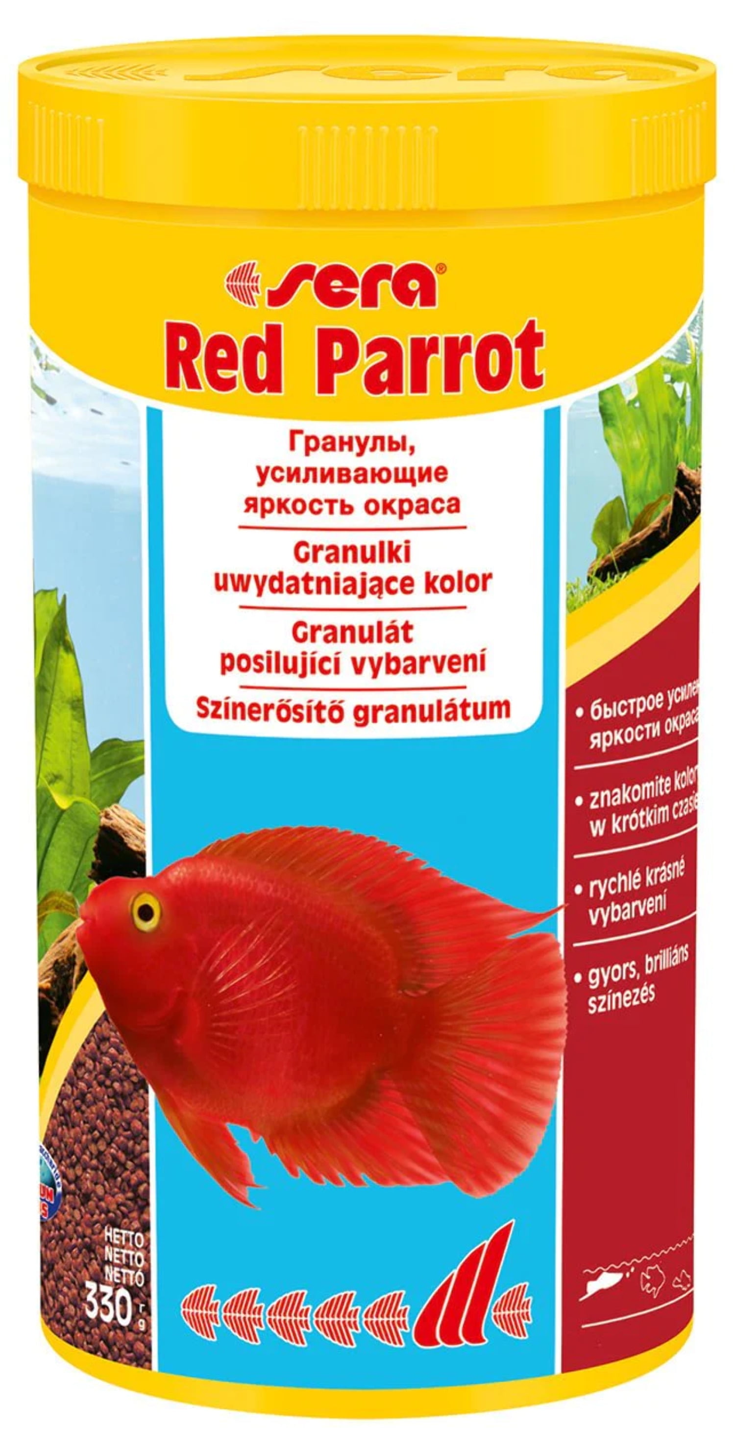  sera 214 Cichlid Red XL 13.oz 1000 ml Pet Food, One Size : Pet  Supplies