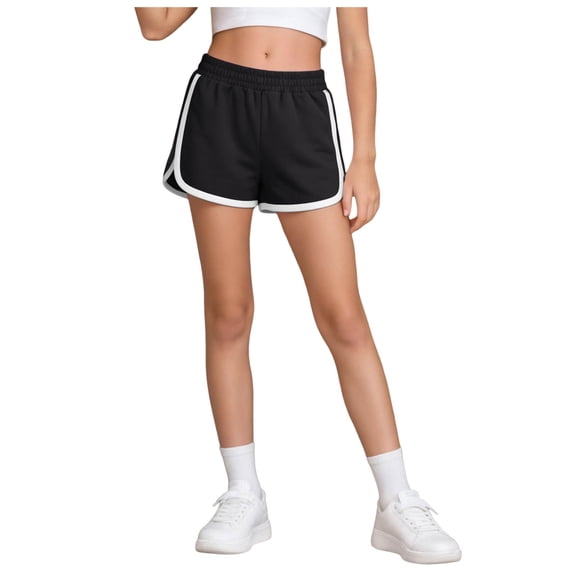 sertiohcv Kids Shorts Baby Girl Biker Shorts Girls Fashion Shorts For Girls Shorts Summer Comfortable Shorts For Girls Breathable Sports Shorts For Girls Casual Shorts Black Size for 7-8 Years