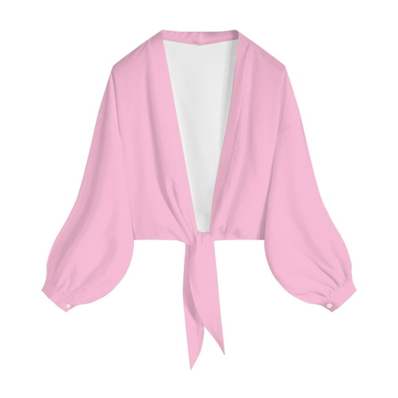sertiohcv Open Front Cardigan for Women Shrugs for Dresses Women's 3/4 Sleeve Open Front Cropped Cardigan Sweater Elegant Shrugs for Women Pink,Size 2XL