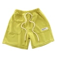 thumbnail image 1 of sertiohcv Toddler Boys' Shorts Durable Kids Play Shorts Boys Comfortable Shorts For Girls Breathable Summer Sports Shorts For Girls Casual Shorts Green Size for 8-9 Years, 1 of 3