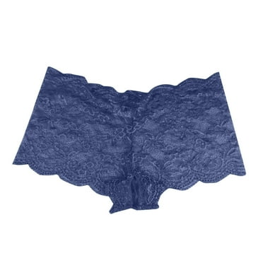 sertiohcv Women's High Waisted Underwear Women's Underwear Lace Open Panties Multi Color Plus Size Underwear Size for 3XL,BU1