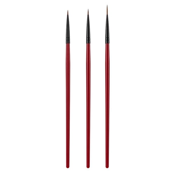 /set Nail Liner Brush Thin Stripe Drawing Pen UV French Gel Design Tool 5/7/11mm Tips Manicure