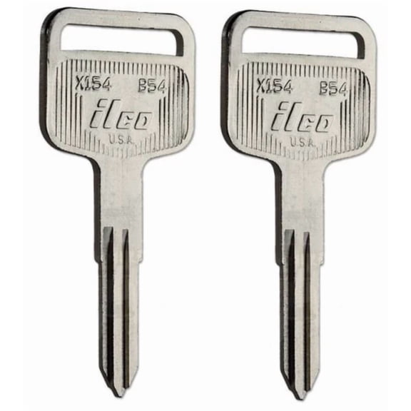 set of 2 GM B54 / X154 Uncut Key Blank Chevy GMC Isuzu FTR FSR FRR Tiltmaster