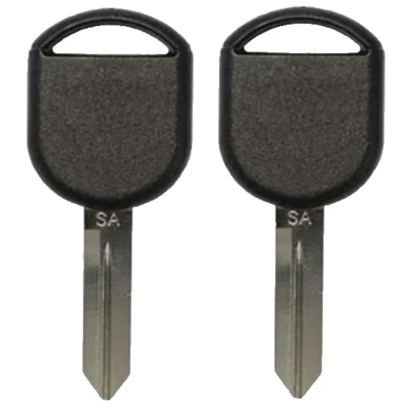 set of 2 H92 / H84 Transponder Key 4D63 80 Bit Chip SA for 2010 - 2017 Ford