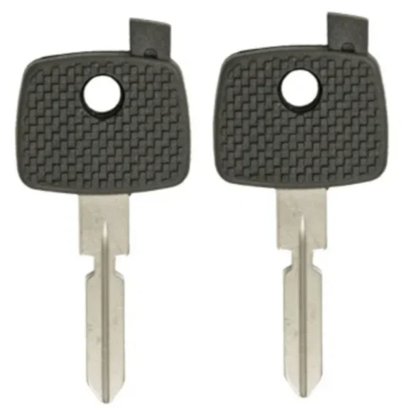 set of 2 HU39 Mercedes-Benz SL 300 1997 - 2005 Mechanical Plastic Head Key