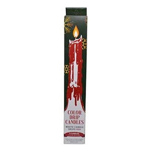 (set of 2) Red Drip candles | Trending Now