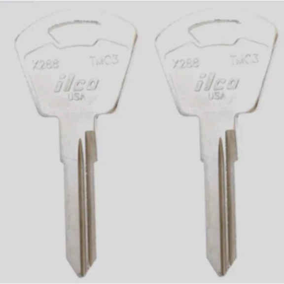 set of 2 TMC3 X288 Triumph Bike Key Blank Bonneville Scrambler Thunderbird