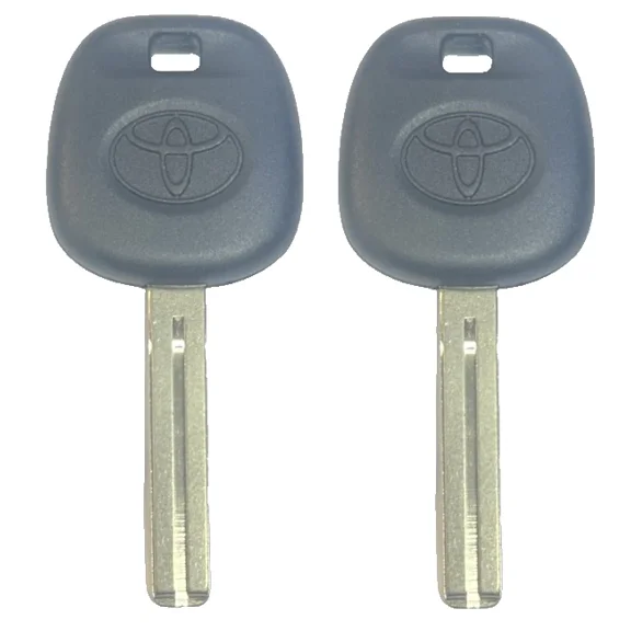 set of 2 TOY48H Toyota 2017-2024 H Chip 8A 128 BIT Transponder Key