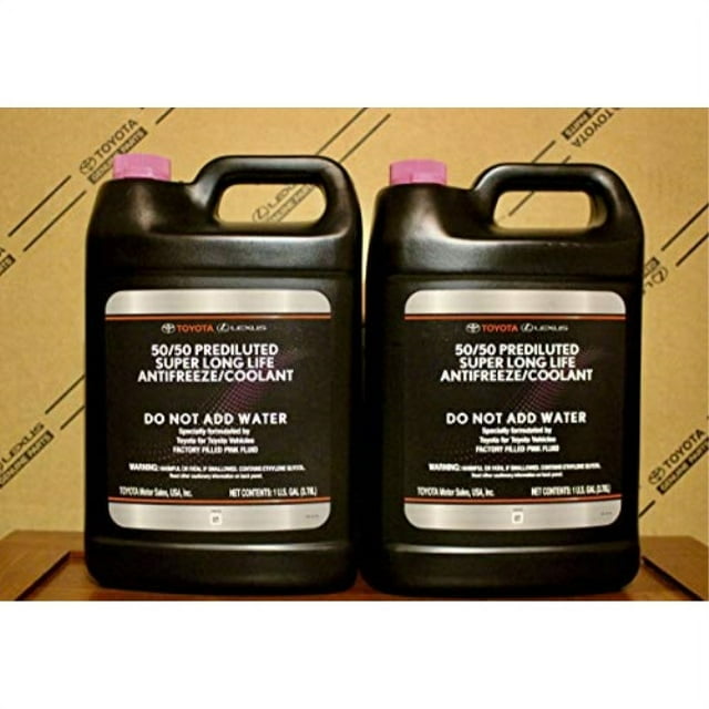 Toyota Lexus OEM Super Long Life Pink Engine Coolant/Antifreeze, Set of