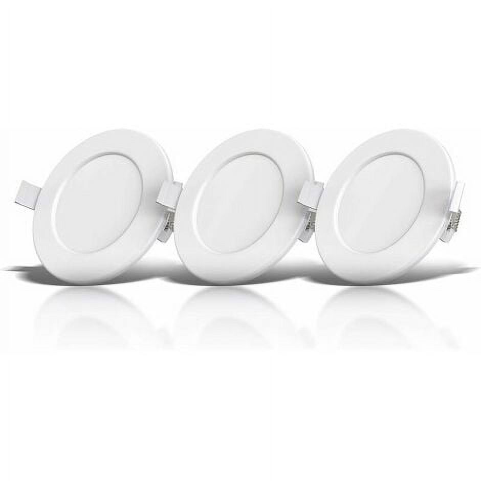 set of 3 special IP44 bathroom recessed spotlights, protected against