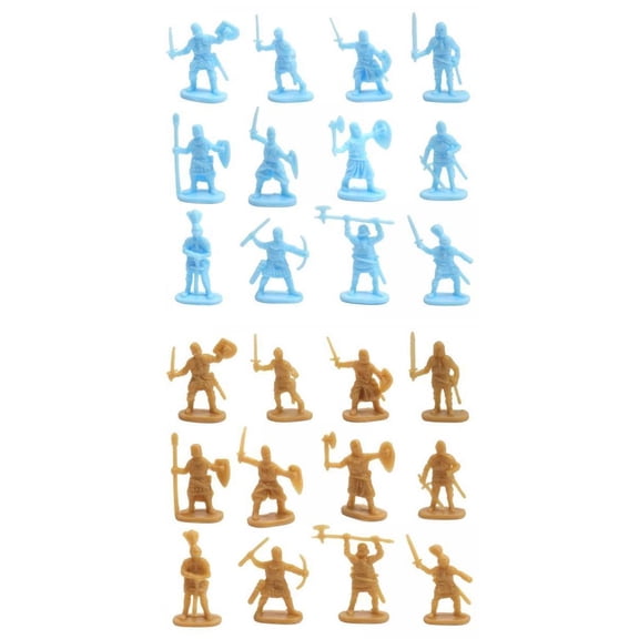 set of 400 1/72 Medieval Knight Soldier Archaic Soldiers Layout Gift light