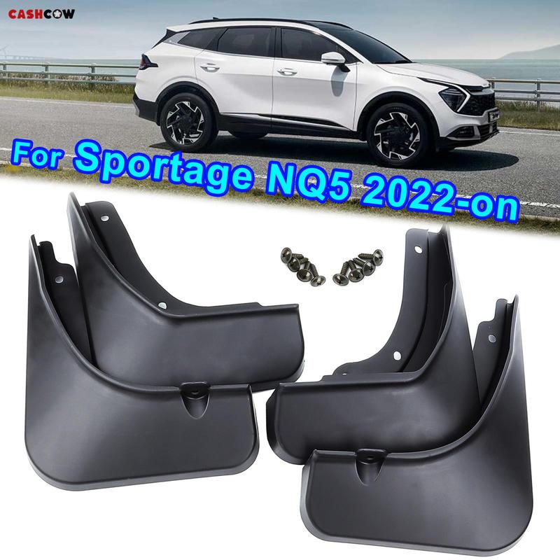 4pc Mud Flap Set For KIA Sportage 2022-2024 - Splash Guards, Fender Mudguards, High-Grade ABS - View #4