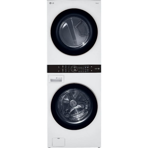 LG 4.5 cu. ft. Washer and 7.4 cu. ft. Gas Dryer WashTower with Center Control  Single Unit Front Load  Model WKG101HWA