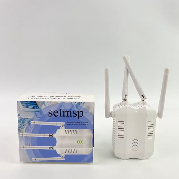 setmsp Computer hardware, namely, wireless network repeaters,2025 WiFi Extender Signal Booster, up to 10k+sq. ft and 58+ Devices, Internet Booster for Home,1-Tap Setup
