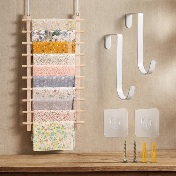 sewing fabric storage organizer for door and wall craft closet boards stash store yarn quilting pattern notions supplies