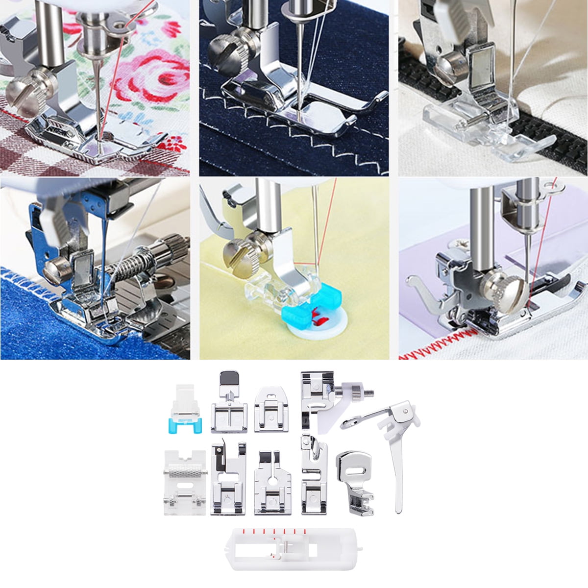 sewing presser feet 11PCS/Set English Version Home Multiple Use