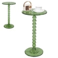 thumbnail image 1 of sexaoalx Acrylic Round Side Table, Clear End Table for Small Space, Modern Bedside Table with Column Base for Living Room Bedroom Balcony, Easy 5-Min Assembly, 1 of 9