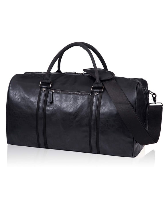 Oversized Duffle Travel Bag Waterproof Leather Weekend Bag Large Carry On Large Carry On Hangbag for Mens or Women