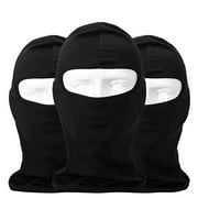 sgcylowq Balaclava Home Decor, Balck, 3 Piece