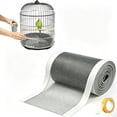 thumbnail image 1 of sgcylowq Bird Cage Seed Netting Adhesive Mesh Patch Breathable Cuttable Bird Cage Net Mesh 2.76in x 26ft Roll Bird Cage Guard Mesh Aviary for Parrots and Breeders, 1 of 7