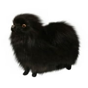 sgeqmo 8.7 Inch- Pomeranian Toys Dog -Plush Stuffed Animal Realistic Dog Plush Toy Pet Present Gift