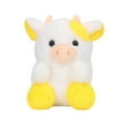 thumbnail image 1 of sgeqmo Adorable Plush Cow Toy Floppy Dairy Cattle Soft Stuffed Animal Cute Birthday Gifts for Boys Girls Kids Toddlers, Strawberry Pink, 7.87'', 1 of 5