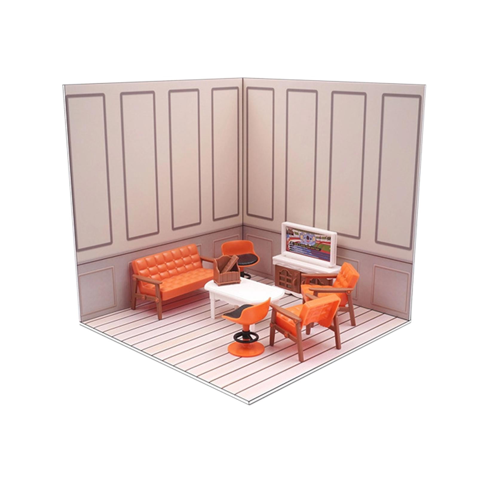 Action Collection Backdrops shamjina 1/12 Backdrop Scene Model Simulation for Action Figures ...