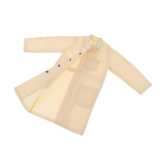 shamjina 1/6 Scale Male Figure Doll Clothes Male Figure Coat for 12'' Action Figures Beige