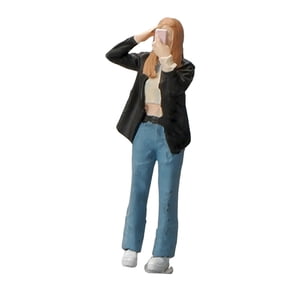shamjina 1/64 Scale People Figures Mini People Figurines for Miniature Scene Diorama