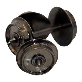 shamjina 2 Pieces Metal DC Wheels Replacement HO Scale Wheel for 1:87 Model Train DIY Large