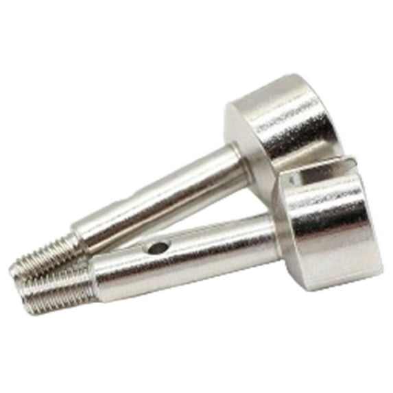 shamjina 2 Pieces RC Rear Axle Cups Replacement Part Upgrade Metal Wheel Stub Axle Shafts