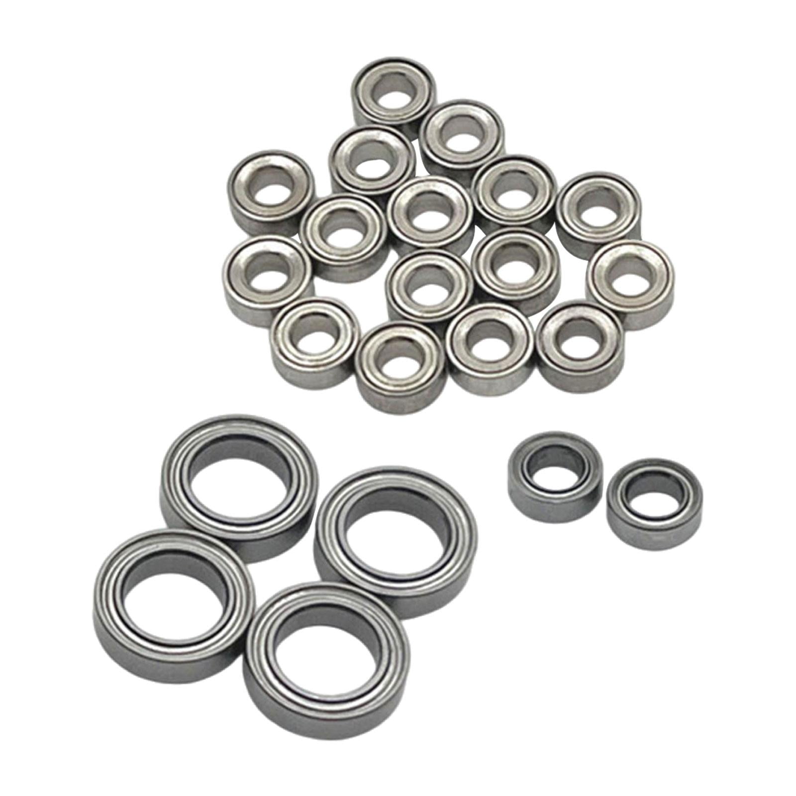 shamjina 22 Pieces 1/24 RC Car Bearings Replaces Part for Fcx24 K5 Accs